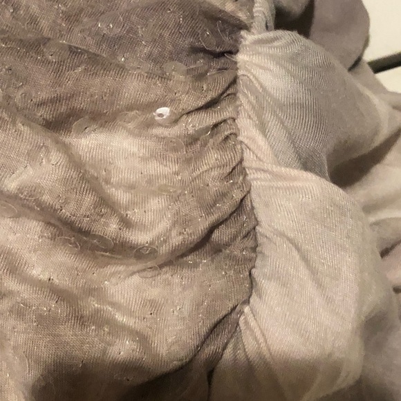 INC International Concepts size X-Large silvery gray sleeveless sequin tank top - Picture 7 of 7